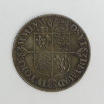 Elizabeth I 1562 silver sixpence.