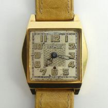 18ct Blancpain Harwood (first automatic movements) No 580247 self winding wristwatch, C.1930.