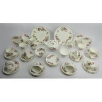 Wedgwood china 32 piece tea set in the Sandon design. Collection Only.