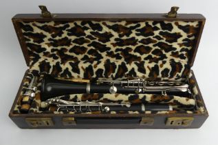 Besson of London Embassy clarinet, boxed.