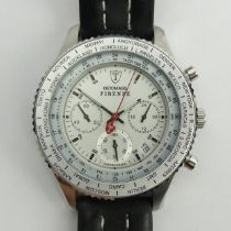 Detomas Firenze Chrono date quartz gents watch, boxed, 45mm wide. Condition Report: In working