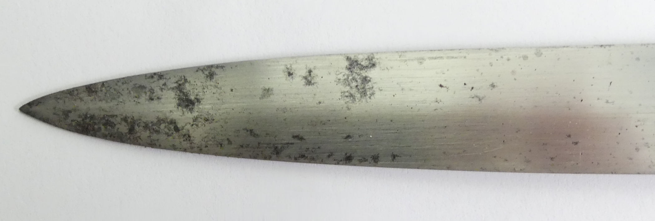 Royal Naval officers sword, the fullered blade marked London Made. Blade with crown over fouled - Image 15 of 19