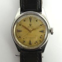 Rolex Oyster Royal Watch, 15 jewel manual wind movement, case numbered 6044, 34mm wide inc. Rolex