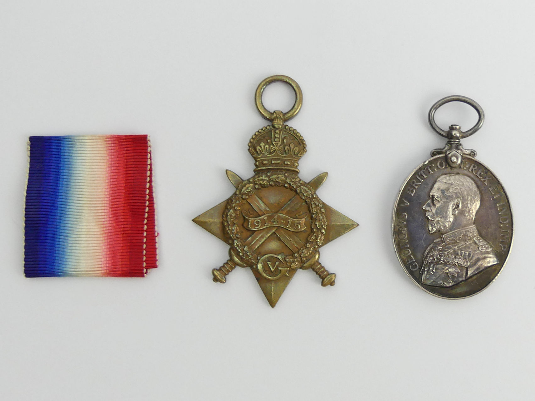 World War I star 2765 Pte Bunyan and efficiency medal to 200040 Pte W Bunyan S/Bedf:& Herts R.