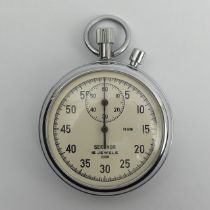 Sekonda 16 jewel USSR stop watch, 72mm x 55mm.