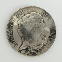 Louis XVI 179? silver 6 Livres coin, L'an 4 De La Liberte? Paris Mint, inscription on the edge 'La
