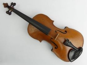 Wolff Bros. violin class 9 N3347 1897, length of back 14".