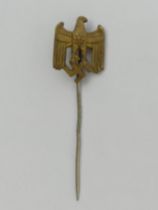 World War II German stick pin, 56mm x 15mm.