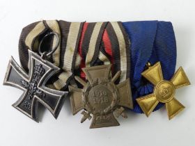 A German World War I medal group.