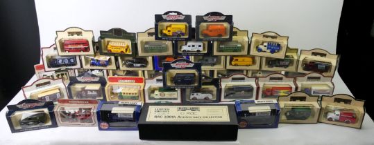 Forty boxed Days Gone By vehicles including an RAC 100th Anniversary edition.