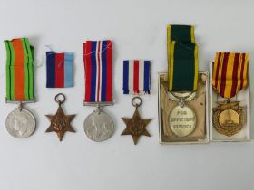 A World War II medal group R.F Bray including efficient service along with Dunkerque and Veterans