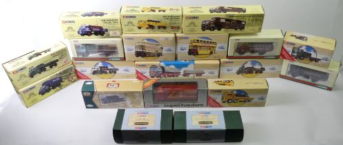 20 boxed Corgi vehicles, mainly classics including Seddon Alkinson Horse Transporter and an 8