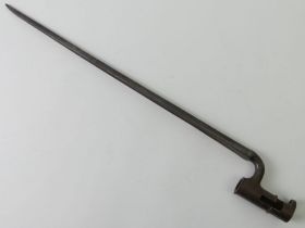 A British P-1842 socket bayonet, blade 51 cm.