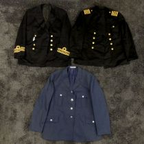 Two naval jackets together with an airforce example.