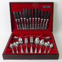 Oneida 44 piece canteen of Kings Pattern cutlery.