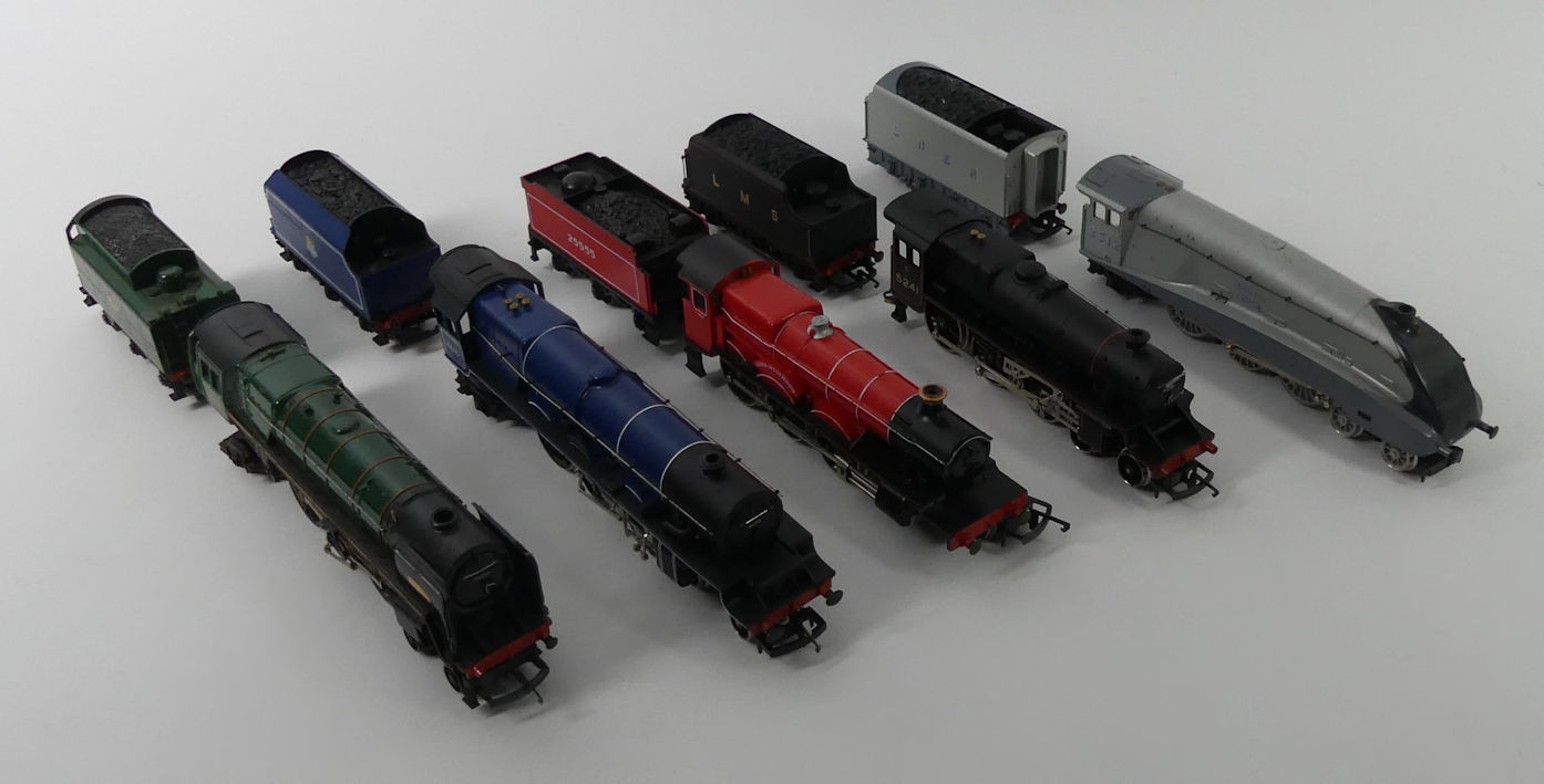 Five 00 gauge locomotives and tenders including Hornby "Silver Fox", "Britannia". - Image 2 of 2