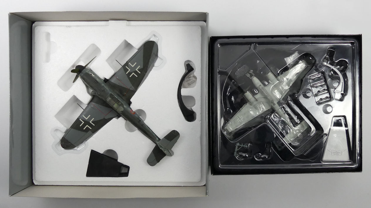 Two boxed Corgi Aviation Archive war planes AA38502 Messerschmidt BF-110G - 4 G9 together with - Image 2 of 2