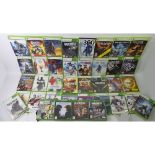 A box of 38 X-Box games to include Fifa 14, Call of Duty and Halo.
