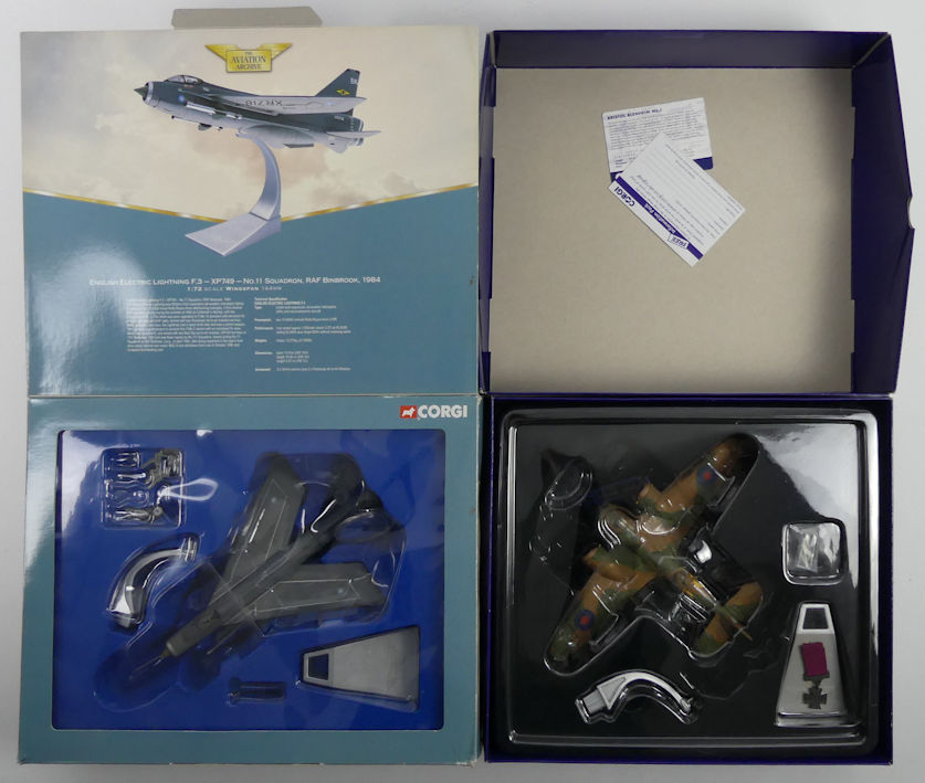 Two boxed Corgi diecast Aviation Archive AA38406 Brtistol Blenheim MKI and AA32304 English - Image 2 of 2