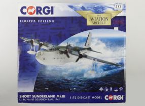 Boxed Corgi Limited Edition Aviation Archive collection AA27501 Short Sunderland MKIII EF 134, No461
