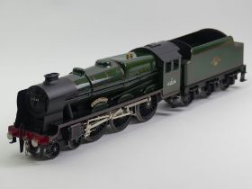 0 gauge Bassett-Lowke re-built Patriot Class 4-6-0 locomotive and tender BR green 45534, E 'Tootal