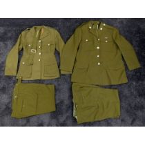 A mens number 2 dress uniforms along with one other.