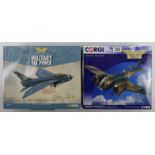 Two boxed Corgi diecast Aviation Archive AA38406 Brtistol Blenheim MKI and AA32304 English