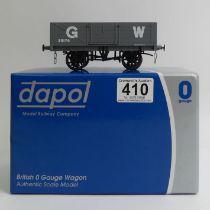 0 gauge Dapol 7F-051-005 5 plank open wagon 25176 GWR scale model, boxed