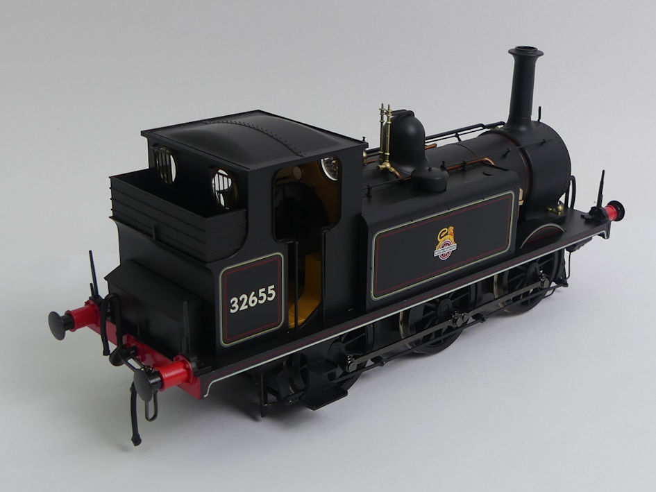 0 gauge Dapol 7S-010-001 Terrier A1X 32655 BR Black early crest scale 1:43.5 model locomotive. - Bild 2 aus 3
