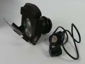 A boxed WW11 Air Ministry reflector gunsight, used for night fighter service in Spitfires and