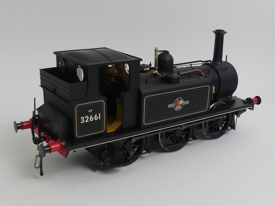 0 gauge Dapol 7S-010-002 Terrier A1X 32661 BR Black late crest, Tank Locomotive, 1:43.5 scale model, - Bild 2 aus 3