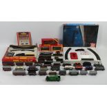 A quantity of 00 gauge including Hornby and Jouef train sets and boxed Hornby wagons.