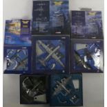 Five boxed Corgi diecast Aviation Archive war planes AA319348 Supermarine Spitfire MK V6, 49204