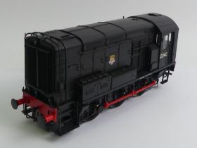 0 gauge Dapol, 7D -008-004 class 08 13240 BR Black early crest diesel electric locomotive, 1:43.5