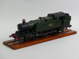 Heljan 2-6-2T large prairie 6132 BR lined green with late crest locomotive, boxed.