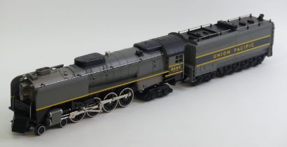 Rail King 0 gauge 4-8-4 FEF Northern Steamer by MTH electric trains with whistle, boxed.