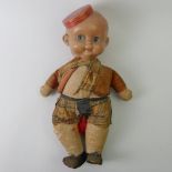 1930's Highland Laddie character doll, 40cm.