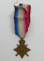 A WWI 1914/15 Star to Pte J Hopkinson 8830 Lancashire Fusiliers, killed in action 4/6/1915 with
