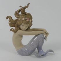 Lladro figure 1413 'Illusion Mermaid' 16cm.