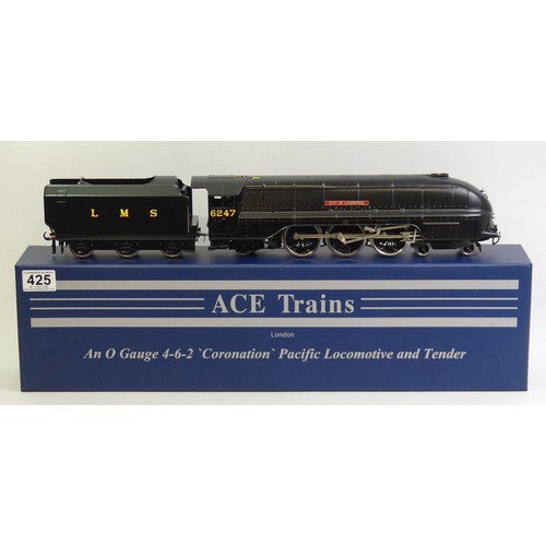 Ace trains 0 gauge 4-6-2 Coronation Pacific locomotive and tender, 'City of Liverpool' 6247. boxed. - Bild 2 aus 4