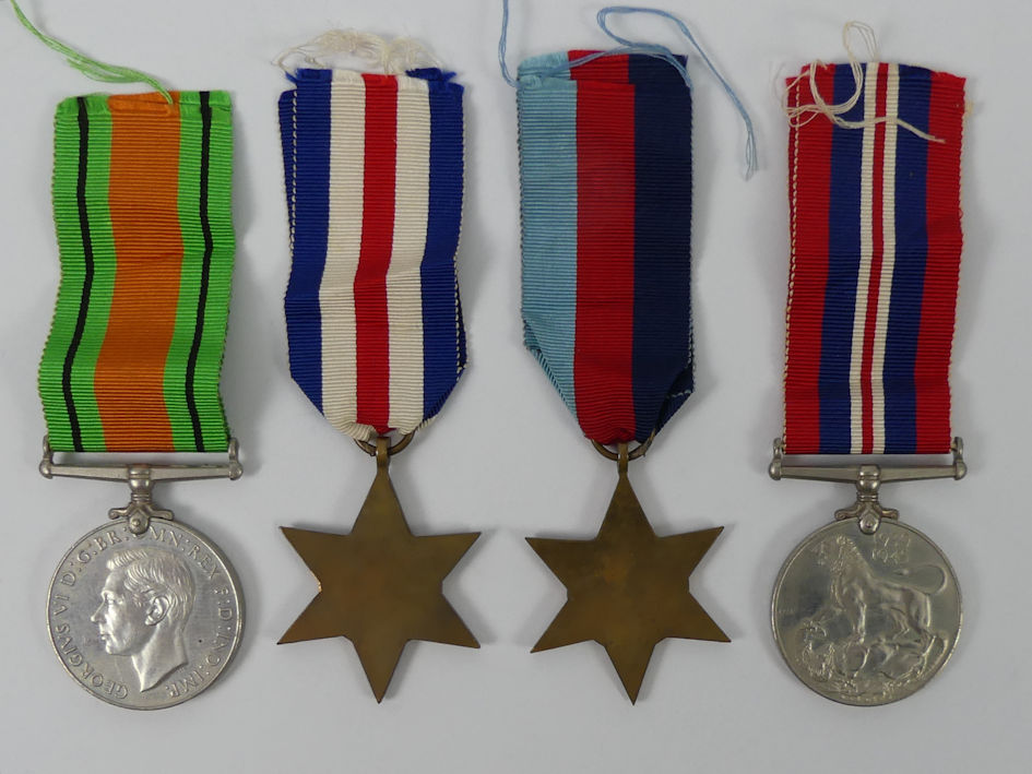 WWII medals awarded to Mr. D. A. Seggar in original box with paperwork, containing 1939-45 Star, - Image 3 of 3