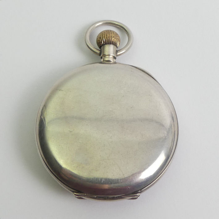 Thomas Russell & Sons silver half hunter pocket watch, C.1919, 50mm x 70mm. Condition Report: In - Image 5 of 5