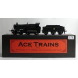 Ace trains 0 gauge 4-4-0 Bulldog class locomotive and tender, unlined BR black with early lion to