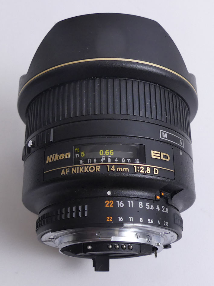 Seven Nikon lenses including AF Nikkor 14mm 1:35 - 4.5. - Image 4 of 5