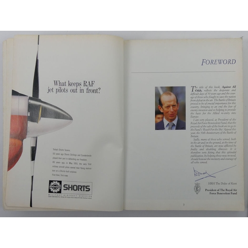 Eight books and military programmes including author signed copies of Against All Odds, Dambusters - Image 5 of 7