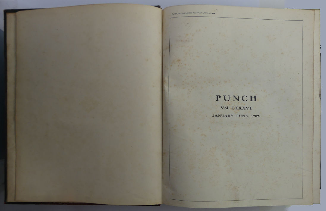 A box of books including nine volumes of History of England by Cassells and two volumes of Punch - Image 3 of 4