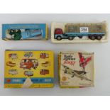 A boxed Corgi Constructor set GS24, Chipperfields Circus lorry, a boxed Dinky Spitfire MKII No 719