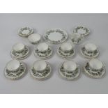 A thirty-four piece Royal Worcester 'Lavinia' pattern part tea set.