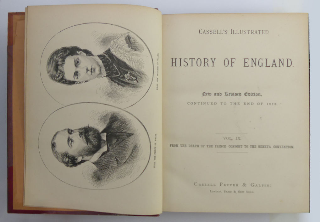 A box of books including nine volumes of History of England by Cassells and two volumes of Punch - Image 2 of 4