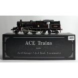 Ace trains 0 gauge tank locomotive 42534 satin lined black, boxed.